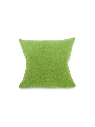 STEINER 1888 | Cuscino di lana "Alina" 40x40cm color mirtillo rosso (imbottito) | grün